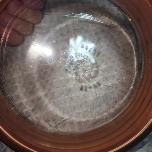 VINTAGE EUC COPPERCRAFT GUILD CASSAROLE DISH WITH PYREX DISH WITH COPPER LID - Picture 4 of 6